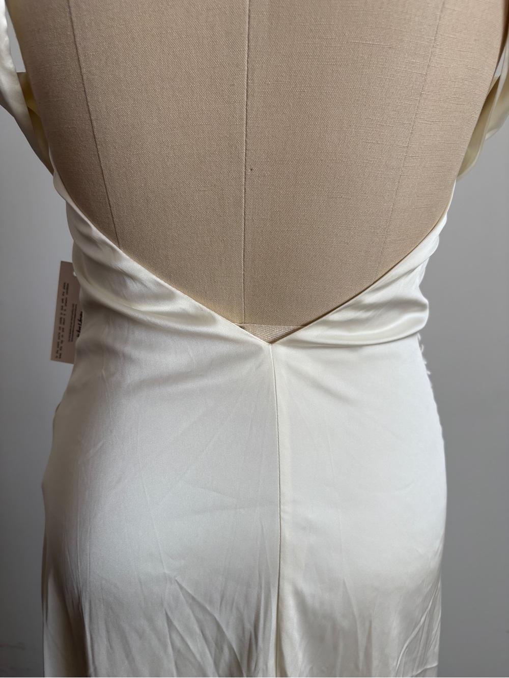$398 NWT For Love And Lemons “Paula” Maxi Gown in White Sz XXS - Picture 10 of 13